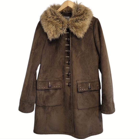 Vintage Vegan Long Coat (Medium) - Picture 1 of 9